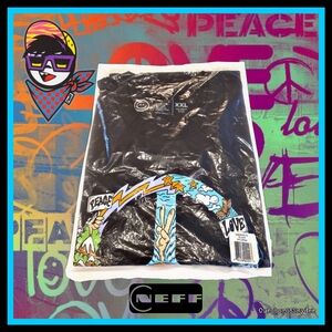 🆕️ Brand NEW Men's NEFF 'Peace and Love' - Black Graphic Tee Shirt